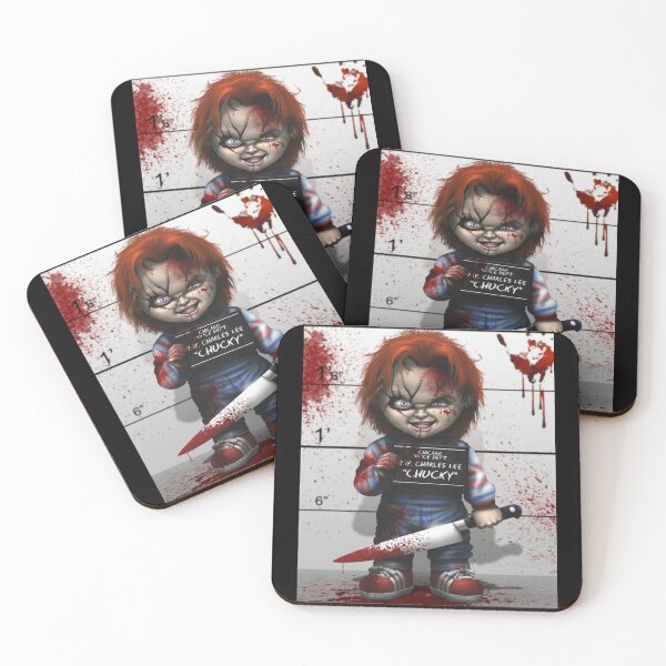 Item preview, Police lineup of Chucky from Child's Play designed and sold by FashionsGiovan.