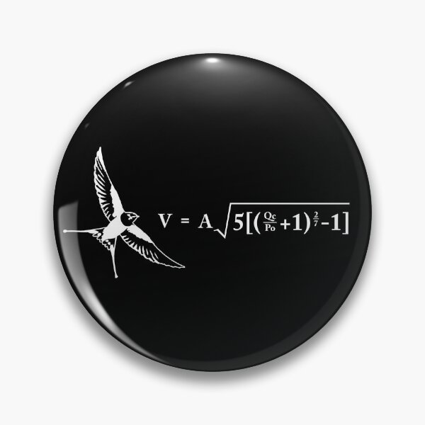 Item preview, Airspeed Velocity of an Unladen Swallow designed and sold by Handmade By Droids.