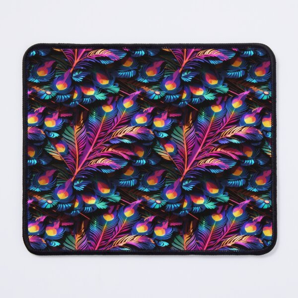 Item preview, Neon Peacock Feathers Elegance #1 designed and sold by Electric-Easel.