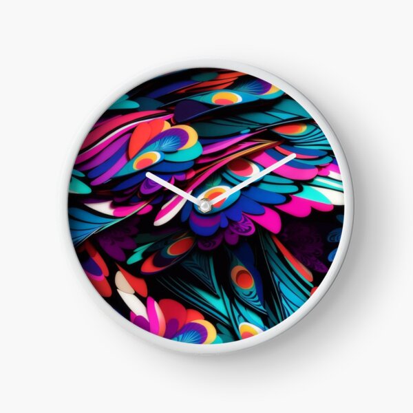 Item preview, Neon Peacock Feathers Elegance #2 designed and sold by Electric-Easel.
