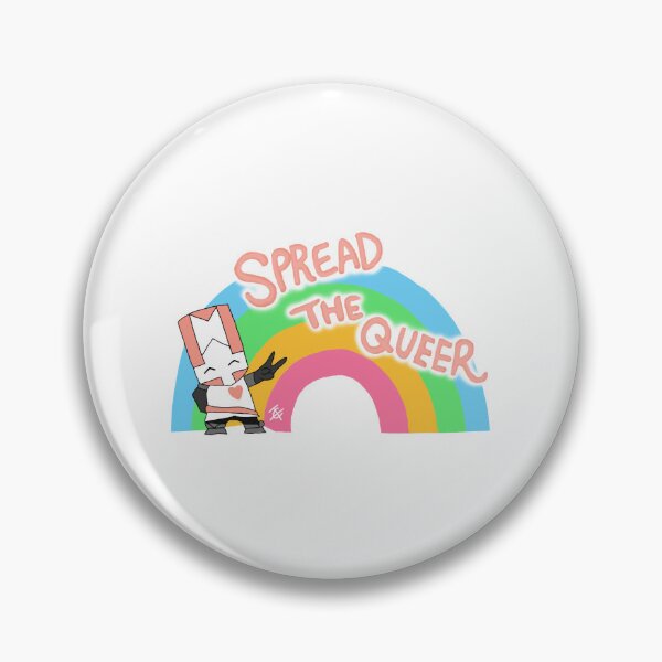 Item preview, Pink Knight 'Spread The Queer' Castle Crashers Fanart designed and sold by CallieHigh.
