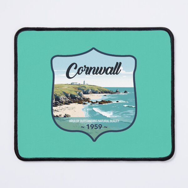 Item preview, Cornwall Area of Outstanding Natural Beauty (AONB) United Kingdom - 1 - Sticker Series Digital Art | WanderUpNorthCo. designed and sold by WanderUpNorth.