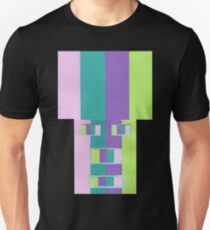 Rainrow Fro (Facemadics abstract face colorful contemporary) Slim Fit T-Shirt
