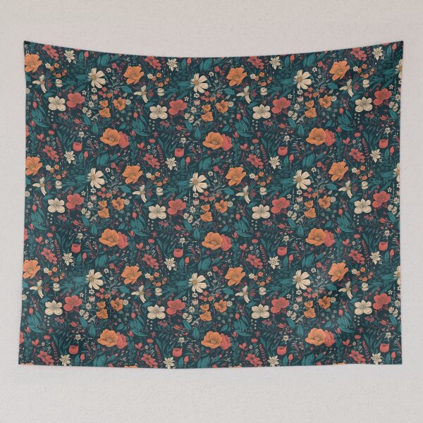 Item preview, Beautiful elegant flower seamless pattern designed and sold by MiraCleAI.
