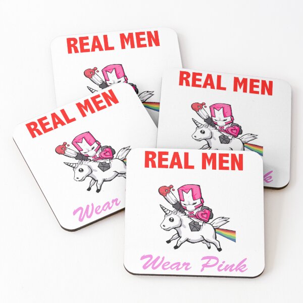 Item preview, Castle Crashers Real Men Wear Pink designed and sold by CallieHigh.