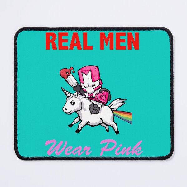 Item preview, Castle Crashers Real Men Wear Pink designed and sold by CallieHigh.