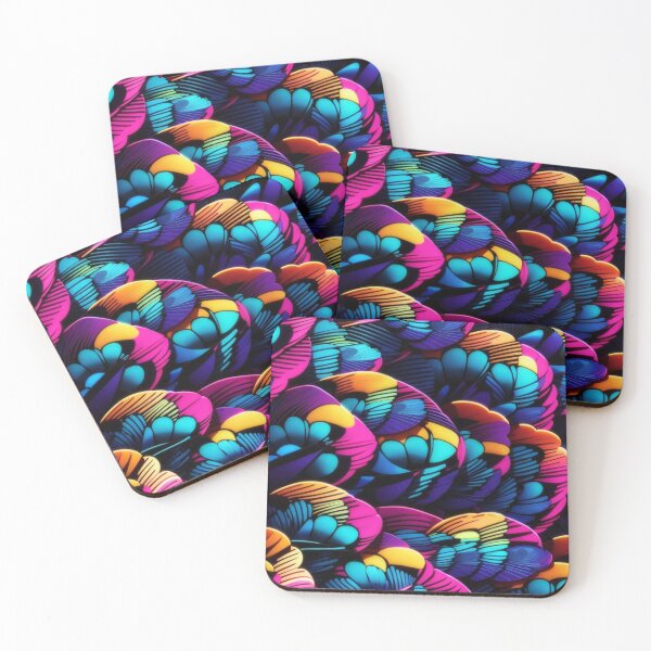 Item preview, Neon Peacock Feathers Elegance #3 designed and sold by Electric-Easel.