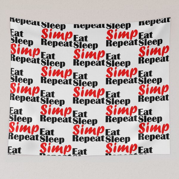 Item preview, Certified Simp Eat Sleep Simp Repeat Classic designed and sold by Sonatablue.