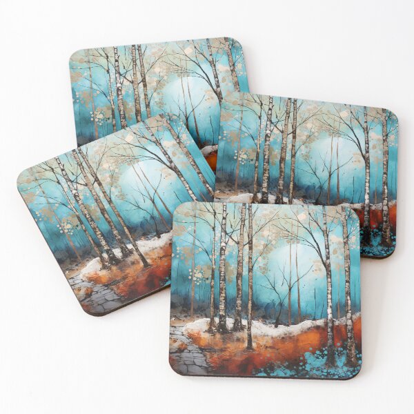 Item preview, Birch Trees 2 designed and sold by Red Witch Art.