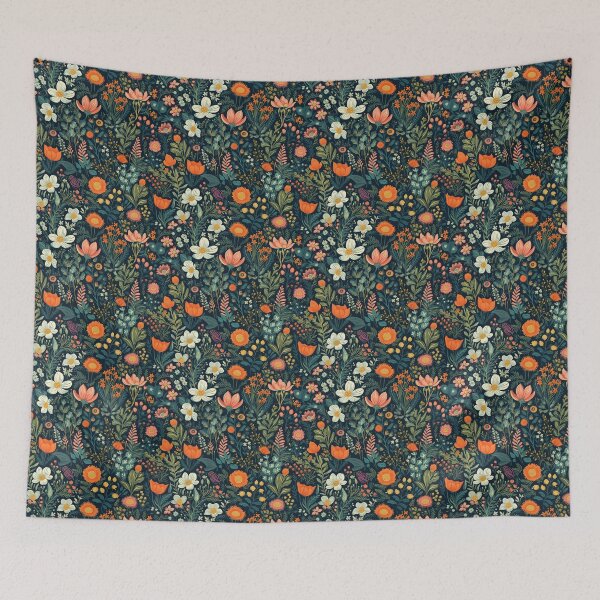 Item preview, Beautiful elegant flower seamless pattern designed and sold by MiraCleAI.