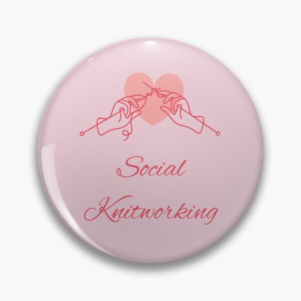 Item preview, Social Knitworking. Knitting Lover designed and sold by Rebel-Design.
