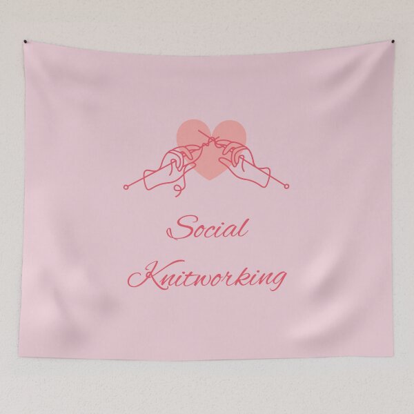 Item preview, Social Knitworking. Knitting Lover designed and sold by Rebel-Design.