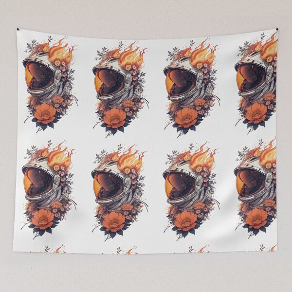 Item preview, Burning Astronaut 1 designed and sold by MoonRag.