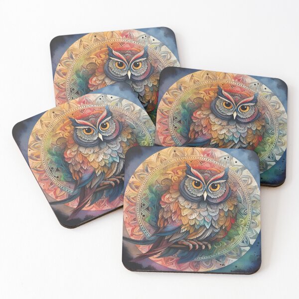 Item preview, Mandala Owl decor designed and sold by VeronicArt85.