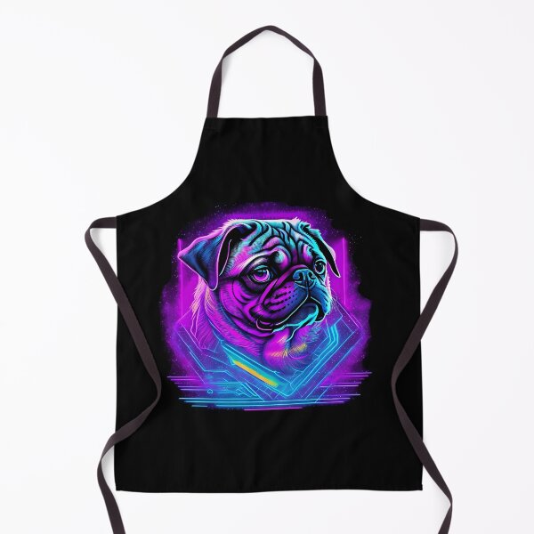 Item preview, Synthwave Style / Neon Pug designed and sold by Seneku-Design.