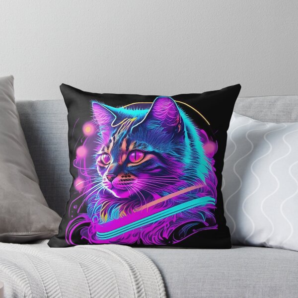 Item preview, Synthwave Style / Neon Cat designed and sold by Seneku-Design.