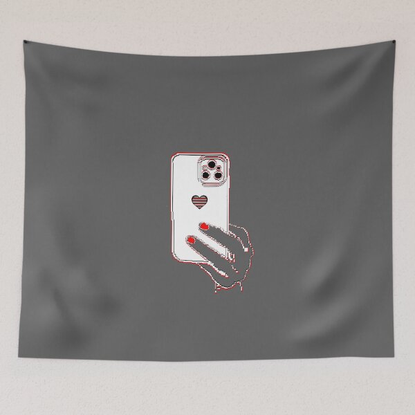 Item preview, mirror selfie phone in hand pixelart designed and sold by 4rpixs.