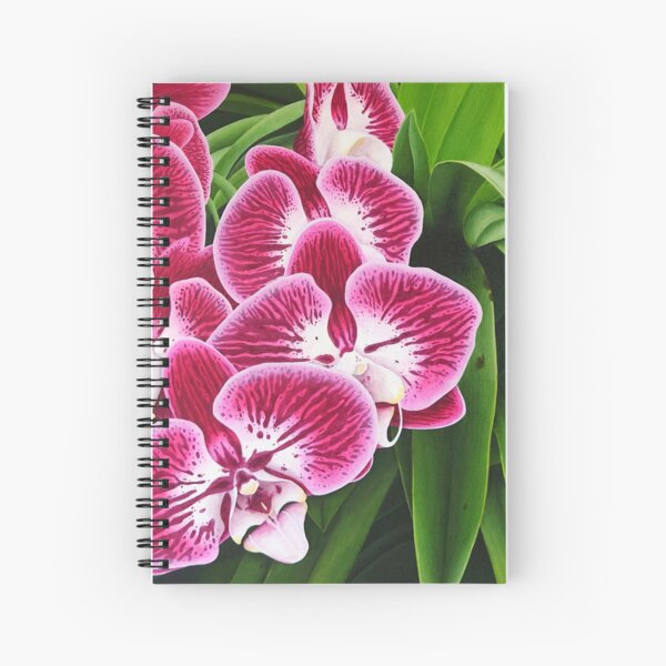 Item preview, Pink and White Orchids with Green Foliage - Elegant and Floral Illustration designed and sold by Ambiance Sauvage.