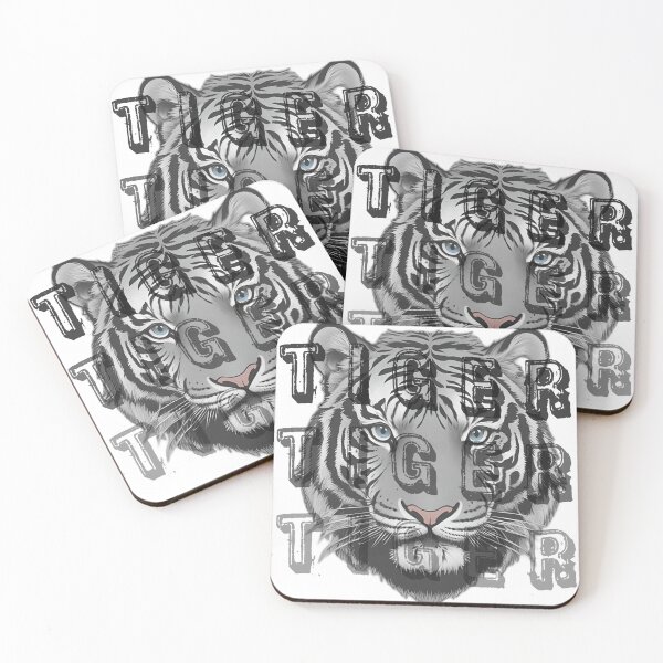 Item preview, Tiger face black and white designed and sold by K-Art-Design.
