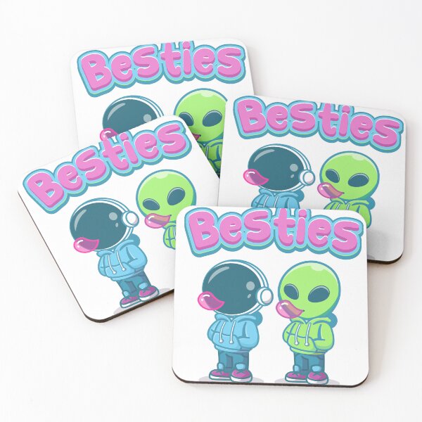 Item preview, Bestfriends besties ufo astronut  designed and sold by Arctic frame studio.