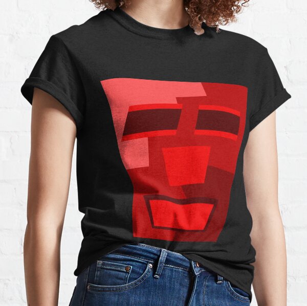 Red Wine (Facemadics colorful contemporary abstract face) Classic T-Shirt