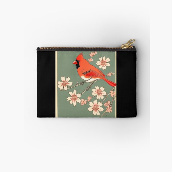 Item preview, Northern Cardinal in flowers designed and sold by EuropeanPrints.