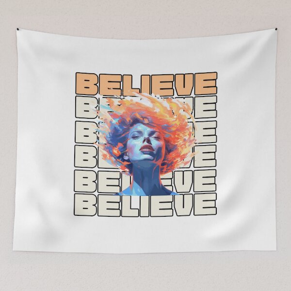 Item preview, Glowing Women Head. Believe. designed and sold by Jerseysrd.