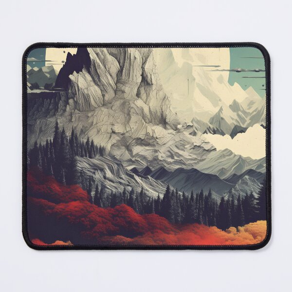 Item preview, Vintage Wilderness Surreal Collage Nature Aesthetic Art designed and sold by Art-Jiyuu.