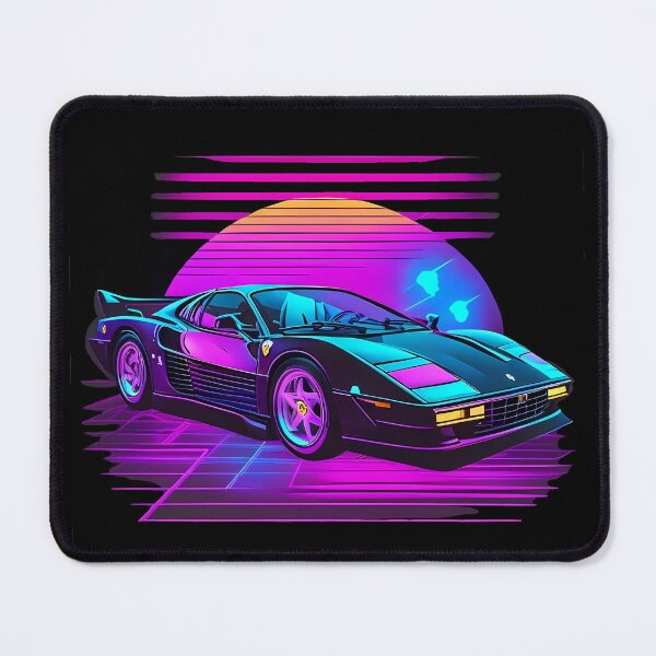Item preview, Synthwave Style / Neon Sport Car designed and sold by Seneku-Design.