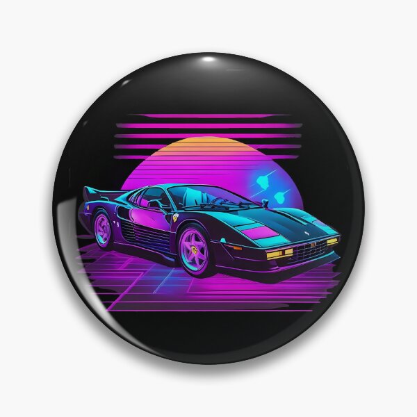 Item preview, Synthwave Style / Neon Sport Car designed and sold by Seneku-Design.