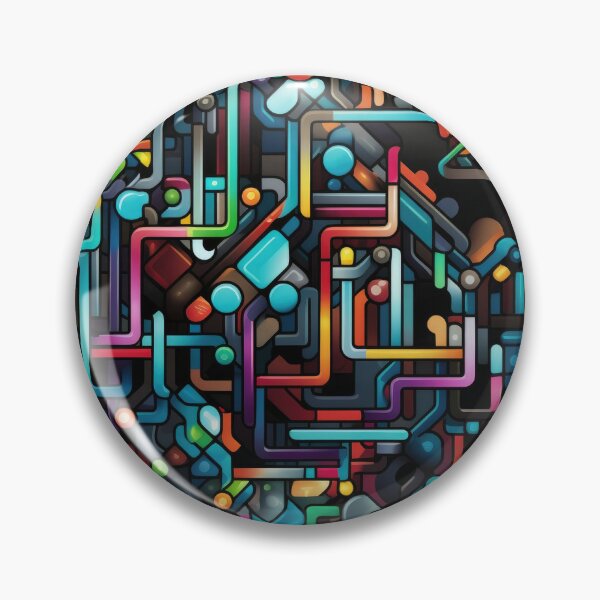 Item preview, Abstract Circuit Maze Labyrinth patterns designed and sold by Graphics By Craig.