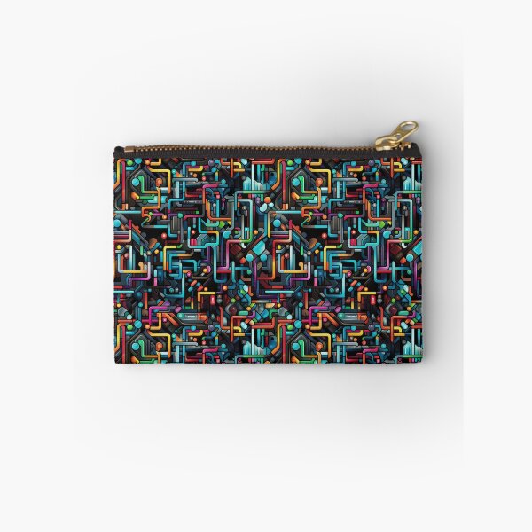 Item preview, Abstract Circuit Maze Labyrinth patterns designed and sold by Graphics By Craig.
