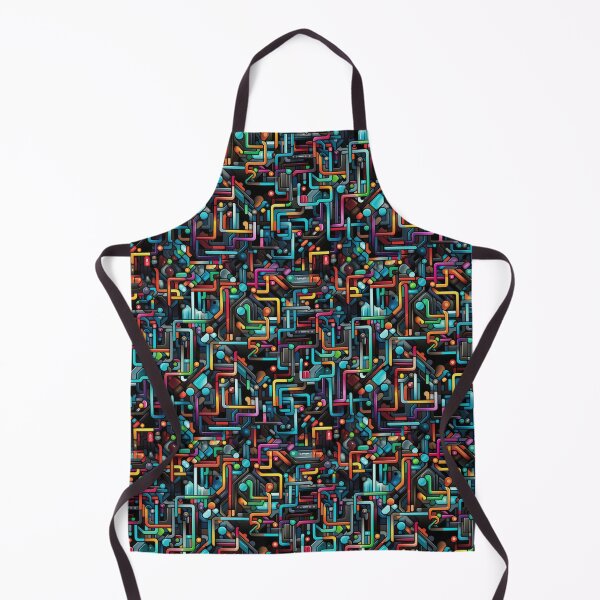 Item preview, Abstract Circuit Maze Labyrinth patterns designed and sold by Graphics By Craig.