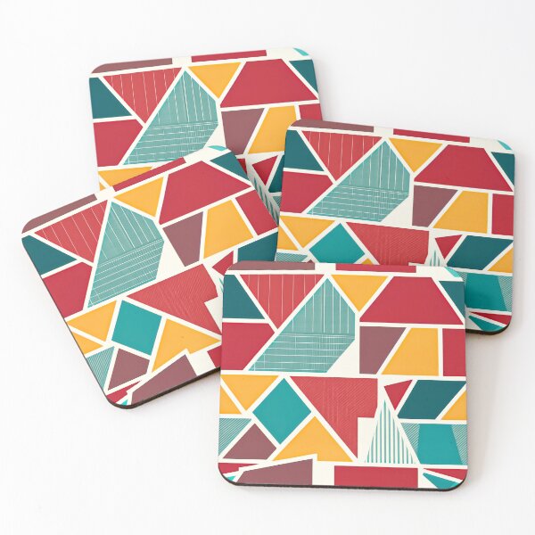 Item preview, Colorful Patterned Shapes   designed and sold by SilentSpirits.