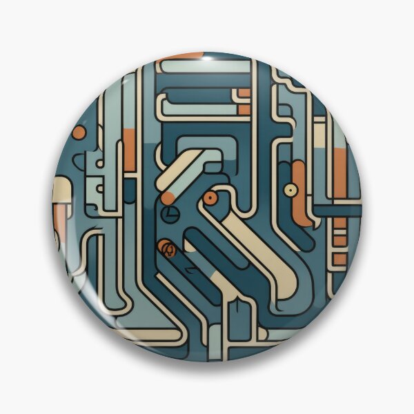 Item preview, Abstract Circuit Maze Labyrinth patterns designed and sold by Graphics By Craig.