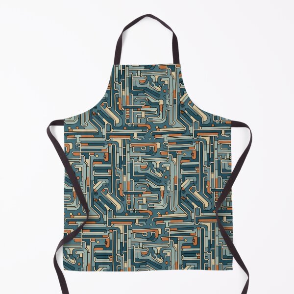 Item preview, Abstract Circuit Maze Labyrinth patterns designed and sold by Graphics By Craig.