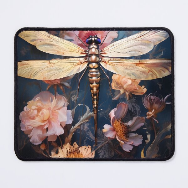 Item preview, Dragonfly in the floral garden 4 designed and sold by Art by Lilia.