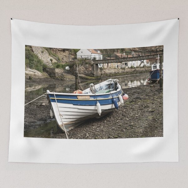 Item preview, Fishing boat in Staithes, North Yorkshire designed and sold by yackers1.