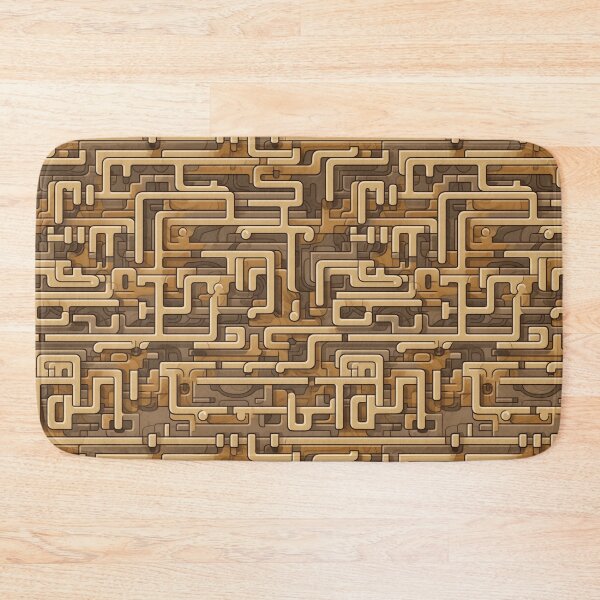 Item preview, Abstract Circuit Maze Labyrinth patterns designed and sold by Graphics By Craig.