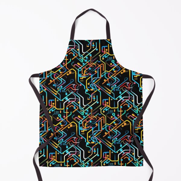 Item preview, Abstract Circuit Maze Labyrinth patterns designed and sold by Graphics By Craig.