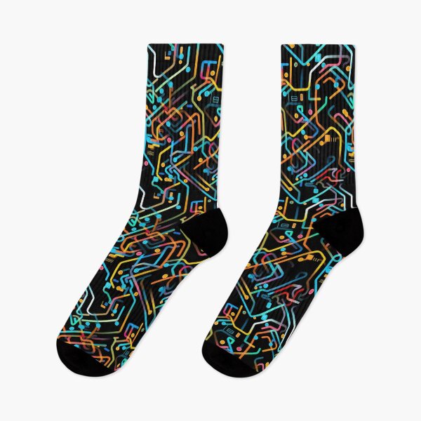 Item preview, Abstract Circuit Maze Labyrinth patterns designed and sold by Graphics By Craig.