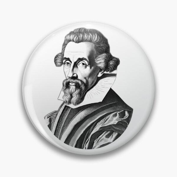 Item preview, Portrait of Johannes Kepler designed and sold by NTGUILTY.