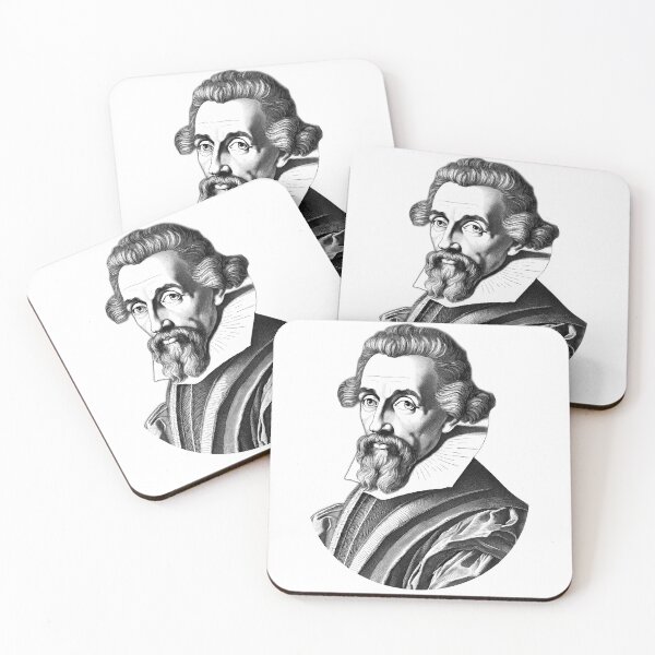 Item preview, Portrait of Johannes Kepler designed and sold by NTGUILTY.