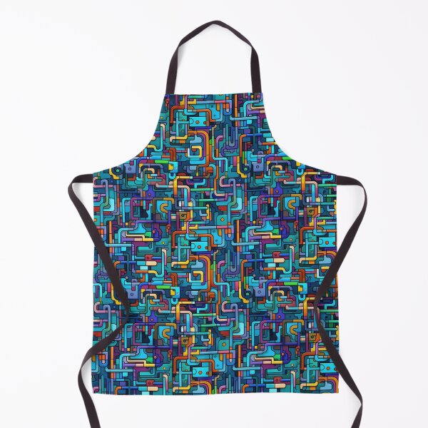 Item preview, Abstract Circuit Maze Labyrinth patterns designed and sold by Graphics By Craig.