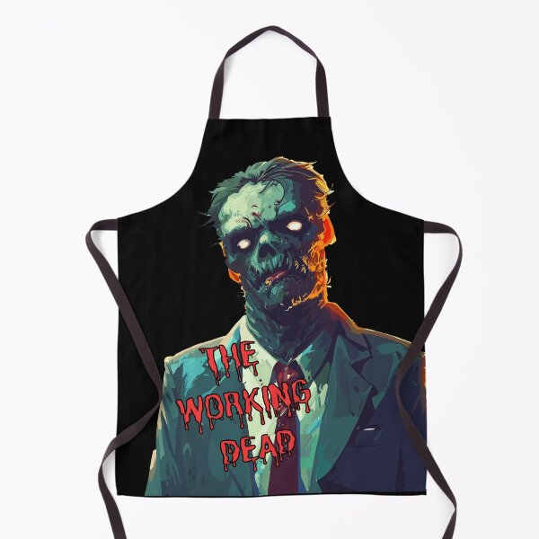 Item preview, The Working Dead - spooky zombie designed and sold by TomFrontierArt.