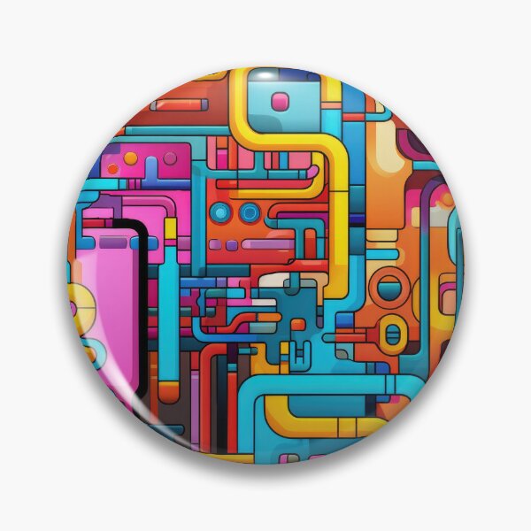 Item preview, Abstract Circuit Maze Labyrinth patterns designed and sold by Graphics By Craig.