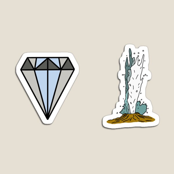 Diamond Geyser Magnet