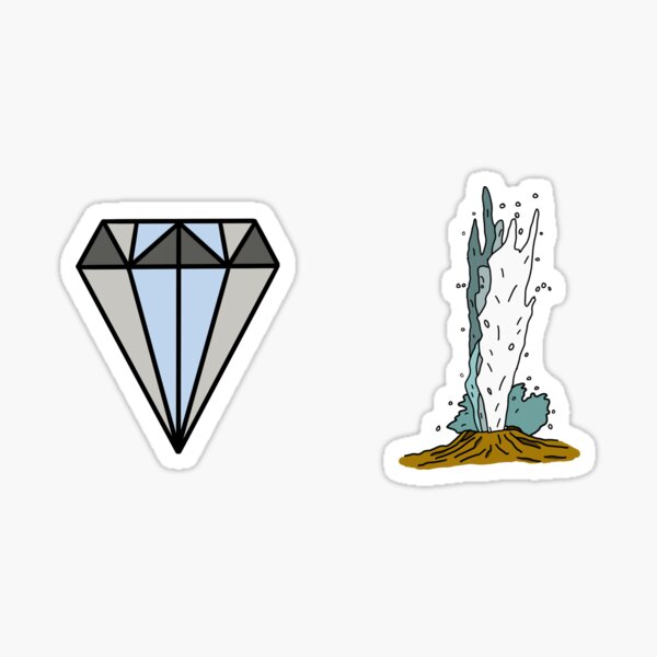 Diamond Geyser Sticker