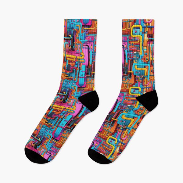 Item preview, Abstract Circuit Maze Labyrinth patterns designed and sold by Graphics By Craig.