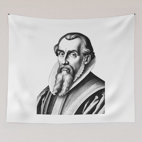 Item preview, Johannes Kepler Portrait designed and sold by NTGUILTY.